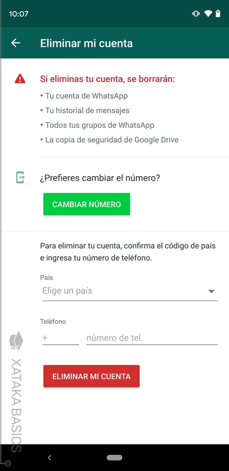 Cómo eliminar tu cuenta de WhatsApp por completo y para siempre