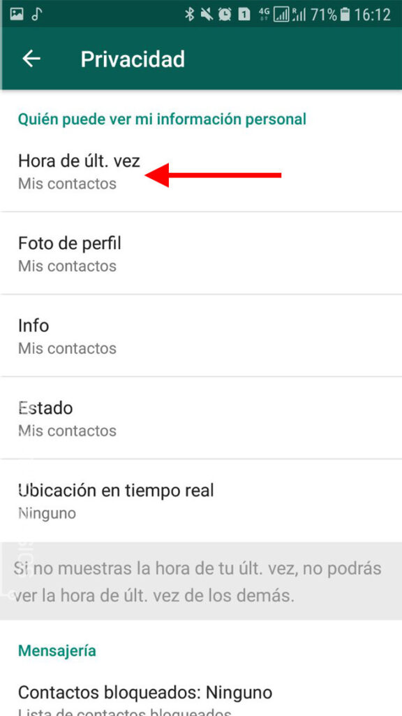 WhatsApp: cómo ocultar la hora de última conexión
