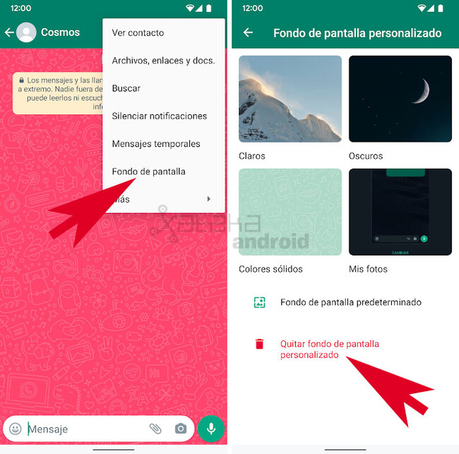 Cómo poner un fondo de pantalla personalizado a cada chat de WhatsApp